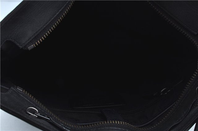 Authentic COACH Shoulder Cross Body Bag Purse Leather Black J9558
