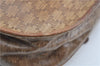 Authentic CELINE Macadam Blason Shoulder Cross Body Bag PVC Leather Beige J9561