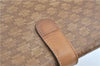 Authentic CELINE Macadam Blason Shoulder Cross Body Bag PVC Leather Beige J9561