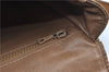 Authentic CELINE Macadam Blason Shoulder Cross Body Bag PVC Leather Beige J9561