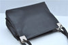 Authentic Salvatore Ferragamo Leather Shoulder Bag Purse Black J9564