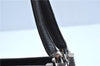 Authentic Salvatore Ferragamo Leather Shoulder Bag Purse Black J9564