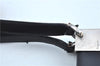 Authentic Salvatore Ferragamo Leather Shoulder Bag Purse Black J9564