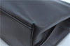 Authentic Salvatore Ferragamo Leather Shoulder Bag Purse Black J9564