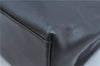 Authentic Salvatore Ferragamo Leather Shoulder Bag Purse Black J9564