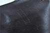 Authentic Salvatore Ferragamo Leather Shoulder Bag Purse Black J9564