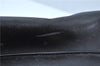Authentic Salvatore Ferragamo Leather Shoulder Bag Purse Black J9564