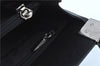 Authentic Salvatore Ferragamo Leather Shoulder Bag Purse Black J9564