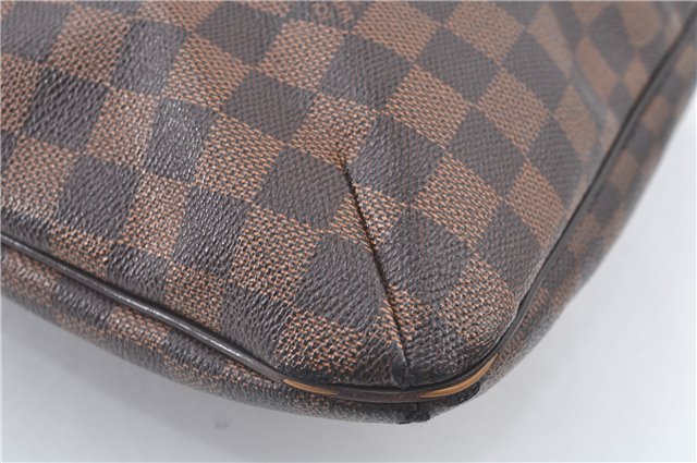 Auth Louis Vuitton Damier Bloomsbury PM Shoulder Cross Bag N42251 Junk J9575