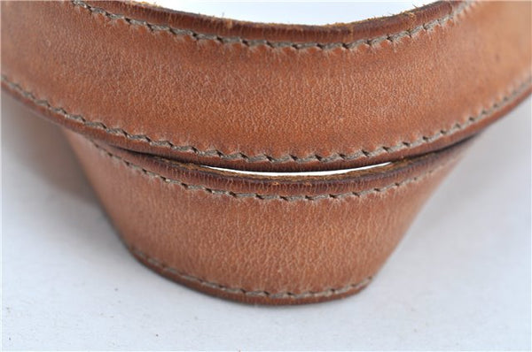 Authentic GUCCI Abbey Shoulder Tote Bag GG Canvas Leather 141472 Gold Pink J9578