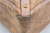 Authentic GUCCI Abbey Shoulder Tote Bag GG Canvas Leather 141472 Gold Pink J9578