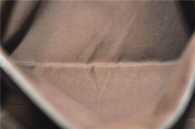 Authentic GUCCI Abbey Shoulder Tote Bag GG Canvas Leather 141472 Gold Pink J9578