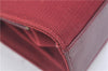 Authentic GUCCI Shoulder Hand Bag Purse Nylon Leather Red Junk J9582