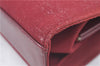 Authentic GUCCI Shoulder Hand Bag Purse Nylon Leather Red Junk J9582