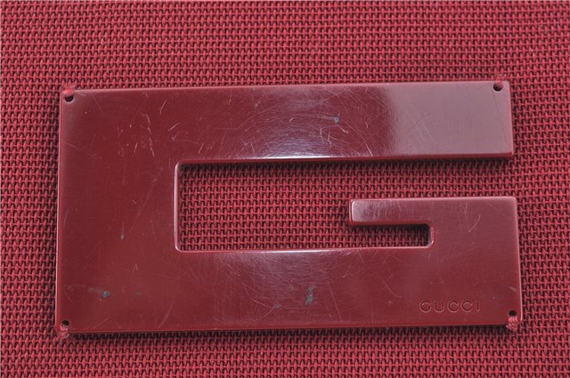 Authentic GUCCI Shoulder Hand Bag Purse Nylon Leather Red Junk J9582