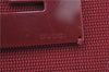 Authentic GUCCI Shoulder Hand Bag Purse Nylon Leather Red Junk J9582