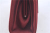 Authentic GUCCI Shoulder Hand Bag Purse Nylon Leather Red Junk J9582