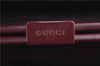 Authentic GUCCI Shoulder Hand Bag Purse Nylon Leather Red Junk J9582