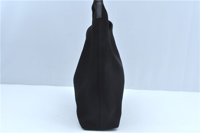 Authentic GUCCI Shoulder Bag Purse Nylon Leather 0013297 Black J9584