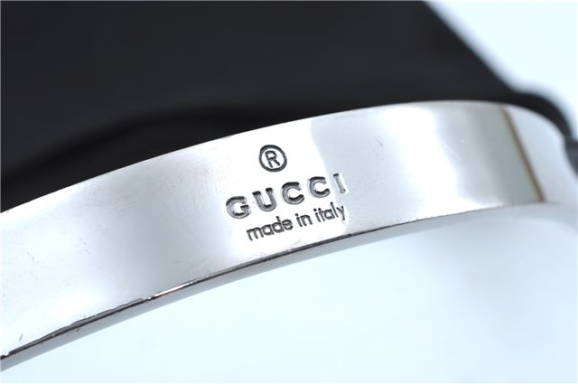 Authentic GUCCI Shoulder Bag Purse Nylon Leather 0013297 Black J9584