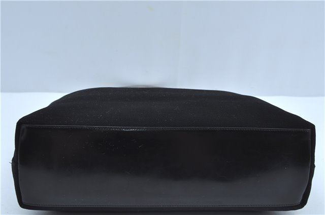 Authentic GUCCI Shoulder Bag Purse Nylon Leather 0013297 Black J9584