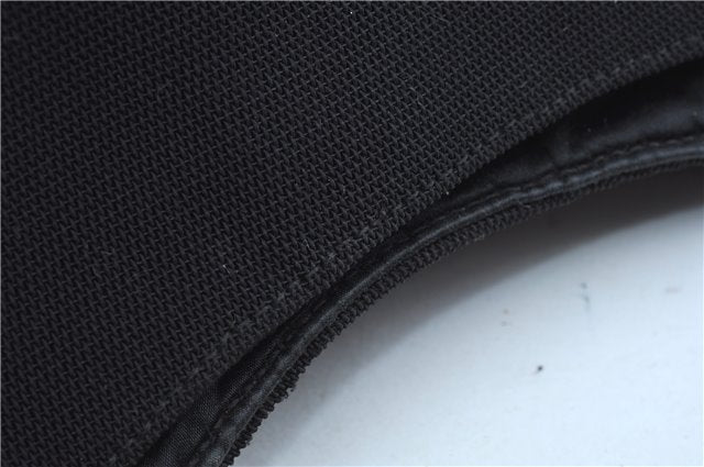 Authentic GUCCI Shoulder Bag Purse Nylon Leather 0013297 Black J9584