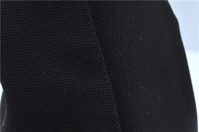 Authentic GUCCI Shoulder Bag Purse Nylon Leather 0013297 Black J9584