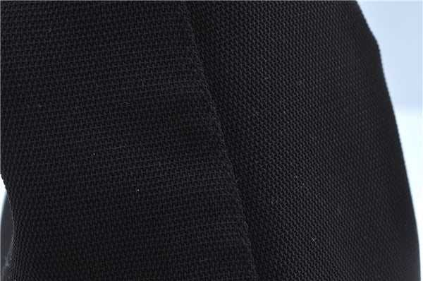 Authentic GUCCI Shoulder Bag Purse Nylon Leather 0013297 Black J9584