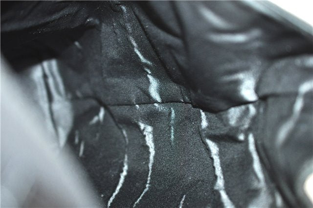 Authentic GUCCI Shoulder Bag Purse Nylon Leather 0013297 Black J9584