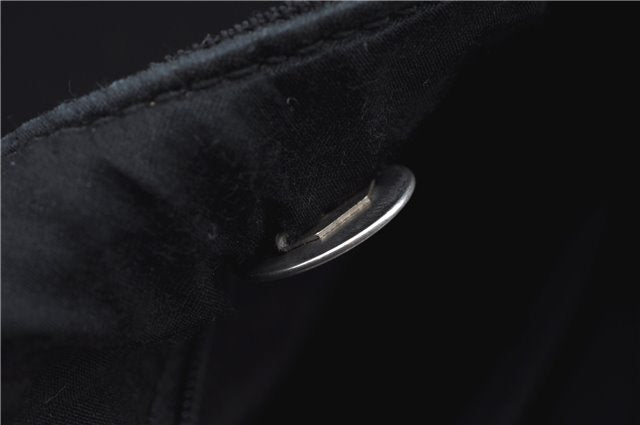 Authentic GUCCI Shoulder Bag Purse Nylon Leather 0013297 Black J9584