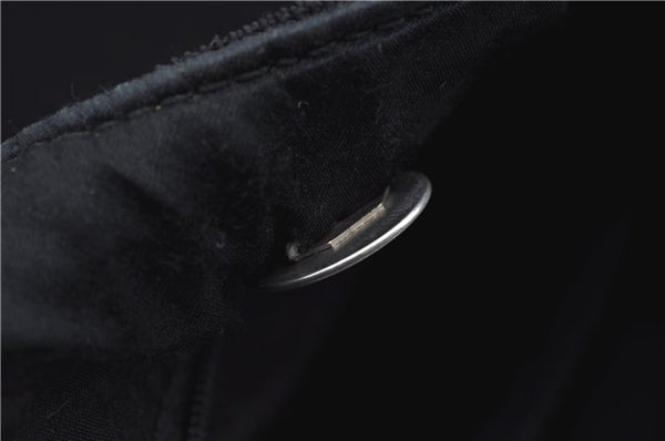 Authentic GUCCI Shoulder Bag Purse Nylon Leather 0013297 Black J9584