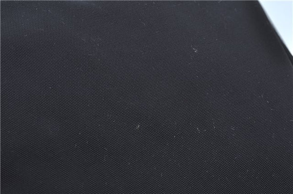 Authentic GUCCI Shoulder Hand Bag Purse Nylon Leather 0013766 Black J9586