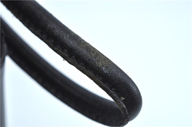 Authentic GUCCI Shoulder Hand Bag Purse Nylon Leather 0013766 Black J9586