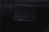 Authentic GUCCI Shoulder Hand Bag Purse Nylon Leather 0013766 Black J9586