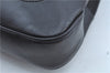 Authentic GUCCI Backpack GG Canvas Leather 0030249 Black J9587