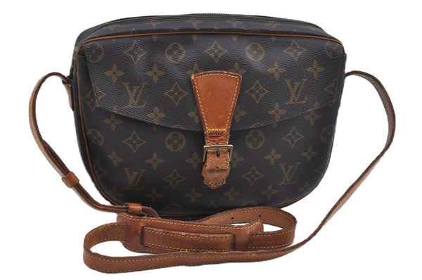Authentic Louis Vuitton Monogram Jeune Fille MM M51226 Shoulder Cross Bag J9588