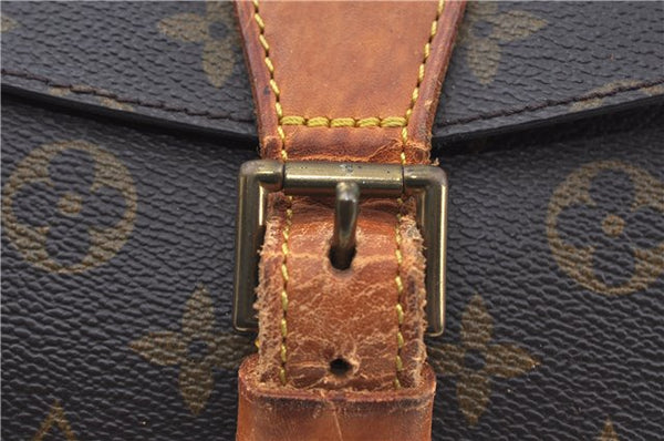 Authentic Louis Vuitton Monogram Jeune Fille MM M51226 Shoulder Cross Bag J9588