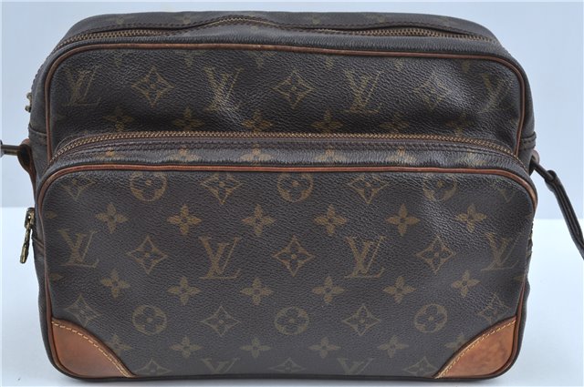 Authentic Louis Vuitton Monogram Nile Shoulder Cross Bag M45244 LV Junk J9589