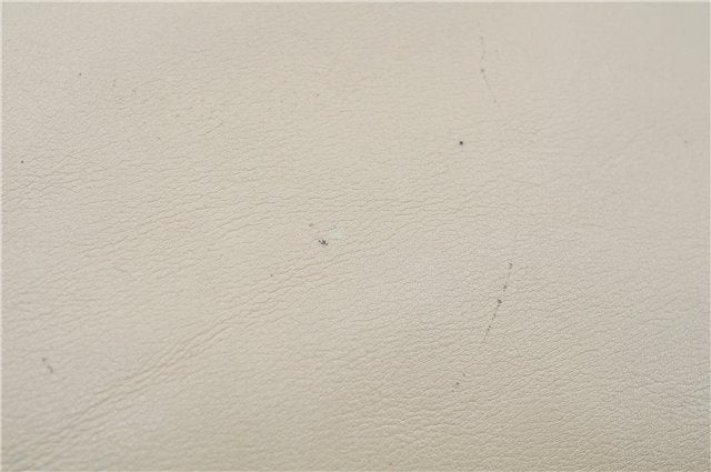 Authentic GUCCI Shoulder Cross Body Bag Purse Leather Nylon 0013341 Ivory J9593