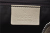 Authentic GUCCI Shoulder Cross Body Bag Purse Leather Nylon 0013341 Ivory J9593