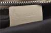 Authentic GUCCI Shoulder Cross Body Bag Purse Leather Nylon 0013341 Ivory J9593