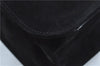 Authentic GUCCI Vintage Shoulder Hand Bag Suede Leather 0013192 Black Junk J9594