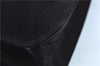 Authentic GUCCI Vintage Shoulder Hand Bag Suede Leather 0013192 Black Junk J9594