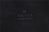 Authentic GUCCI Vintage Shoulder Hand Bag Suede Leather 0013192 Black Junk J9594