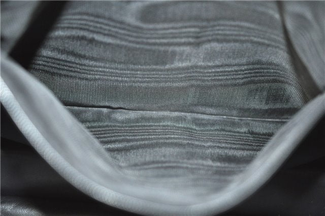 Authentic GUCCI Vintage Shoulder Hand Bag Suede Leather 0013192 Black Junk J9594