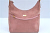 Authentic GUCCI Shoulder Hand Bag Purse Suede Leather 0013386 Pink J9598