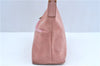 Authentic GUCCI Shoulder Hand Bag Purse Suede Leather 0013386 Pink J9598