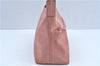 Authentic GUCCI Shoulder Hand Bag Purse Suede Leather 0013386 Pink J9598