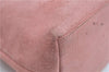 Authentic GUCCI Shoulder Hand Bag Purse Suede Leather 0013386 Pink J9598