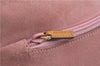 Authentic GUCCI Shoulder Hand Bag Purse Suede Leather 0013386 Pink J9598